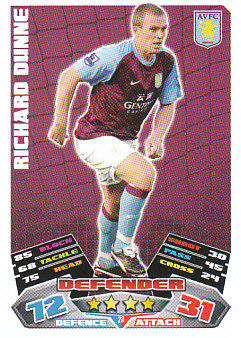 Richard Dunne Aston Villa 2011/12 Topps Match Attax #23